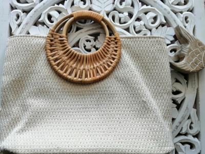 Boho Handbag Cotton Wood