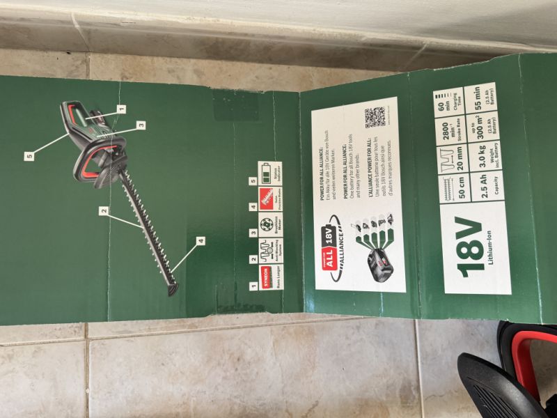 Bosch Cordless Hedge Trimmer