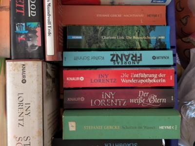 Books, novels by well-known authors