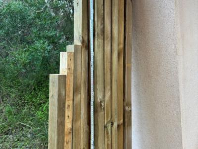 ca. 60m Holzleisten / Dachlatten kesseldruckimprägniert 4,5 x 7cm