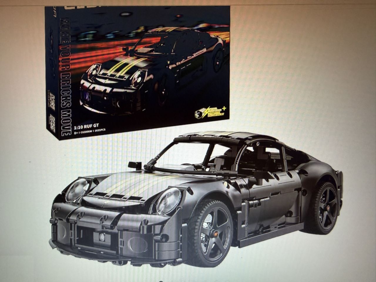 CADA Porsche RUF GT motorisiert, kein Lego Technik