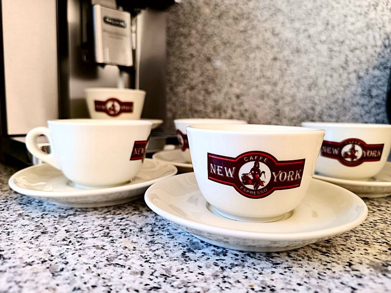 Caffè New York Tassen-Set (5-teilig), Espresso