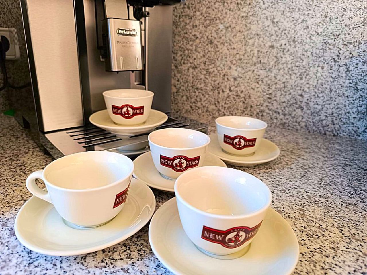 Caffè New York Tassen-Set (5-teilig), Espresso