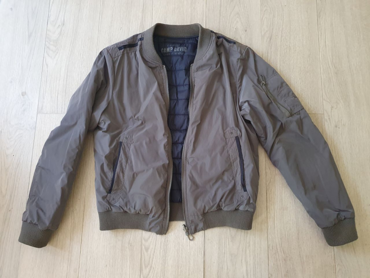 CAMP DAVID chaqueta reversible acolchada / talla L