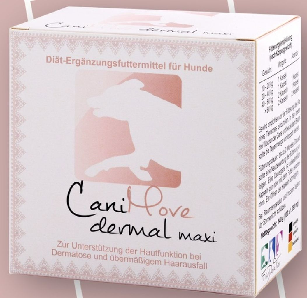 CaniMove dermal Maxi für Hunde 100 Natur Kapseln gegen Juckreiz und Fellausfall aus Deutschland