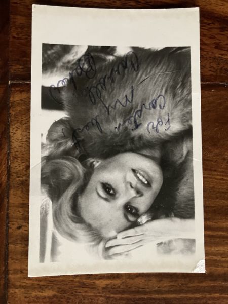 Carroll Baker  /  autograph / signed / Autogramm