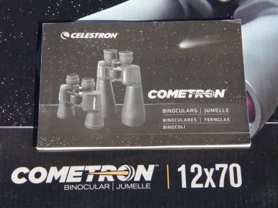 CELESTRON binoculars "Cometron" 12x70, field of view 4.6°, weight approx. 1.4 kg, suitable for eyeglass wearers