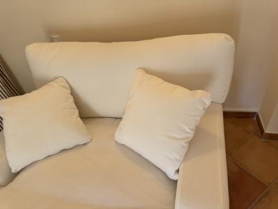 Chaise longue, white, like new 1,30x1,50m