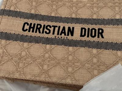 Christian Dior Book Tote - Beigefarbener D- Lace Canvas