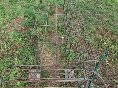 Couch sofa wrought iron for terrace or garden