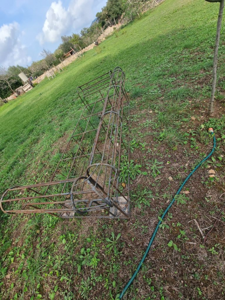 Couch sofa wrought iron for terrace or garden