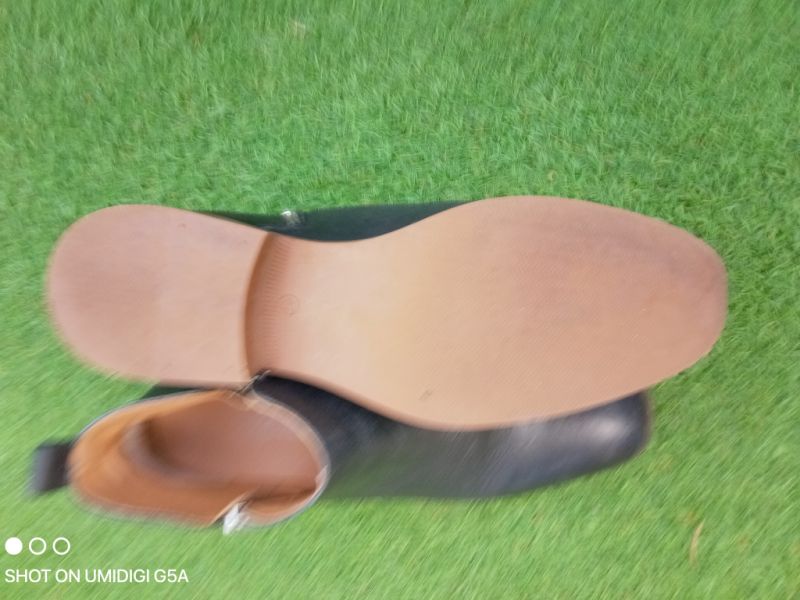 Women's ankle boots black, size 41, like new, leather