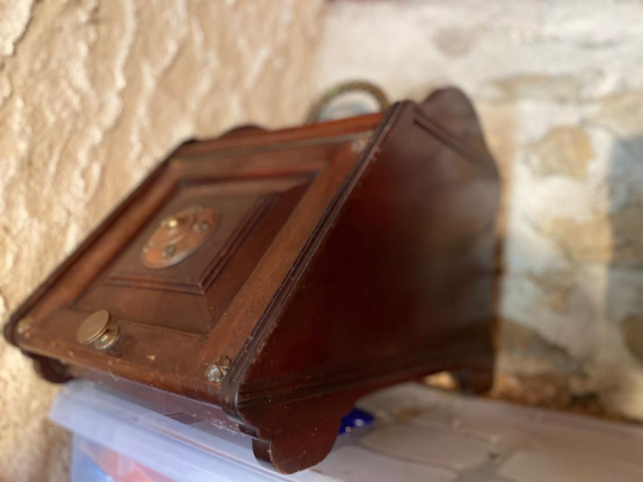 DEKO antikes Holzkästchen zum öffnen