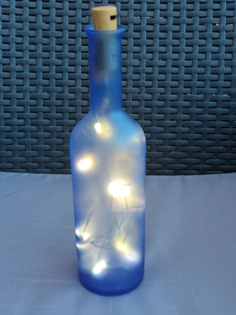 Decoración para interiores y exteriores: botellas ligeras inusuales con funcionamiento con batería