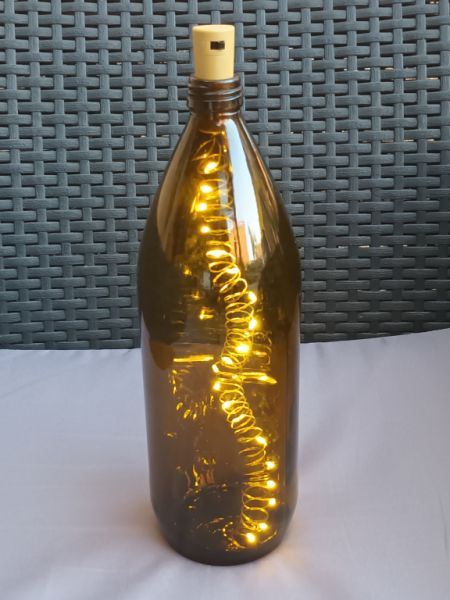 Decoración para interiores y exteriores: botellas ligeras inusuales con funcionamiento con batería