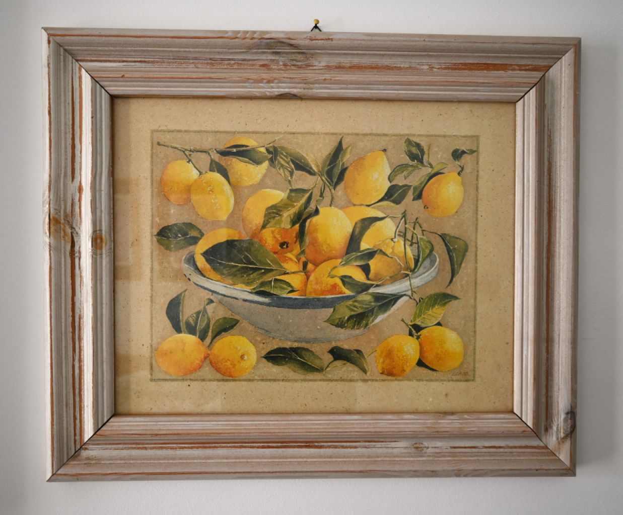 Decorative picture set "Mediterranean garden motifs"