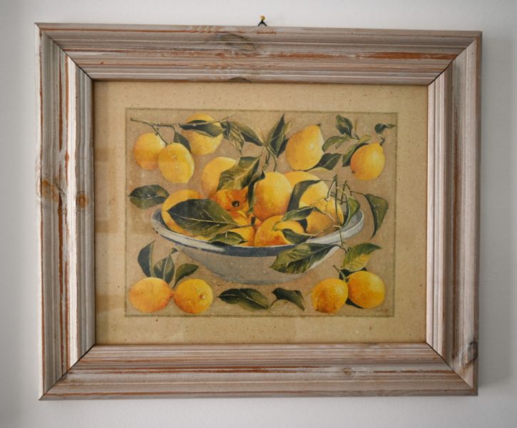 Decorative picture set "Mediterranean garden motifs"