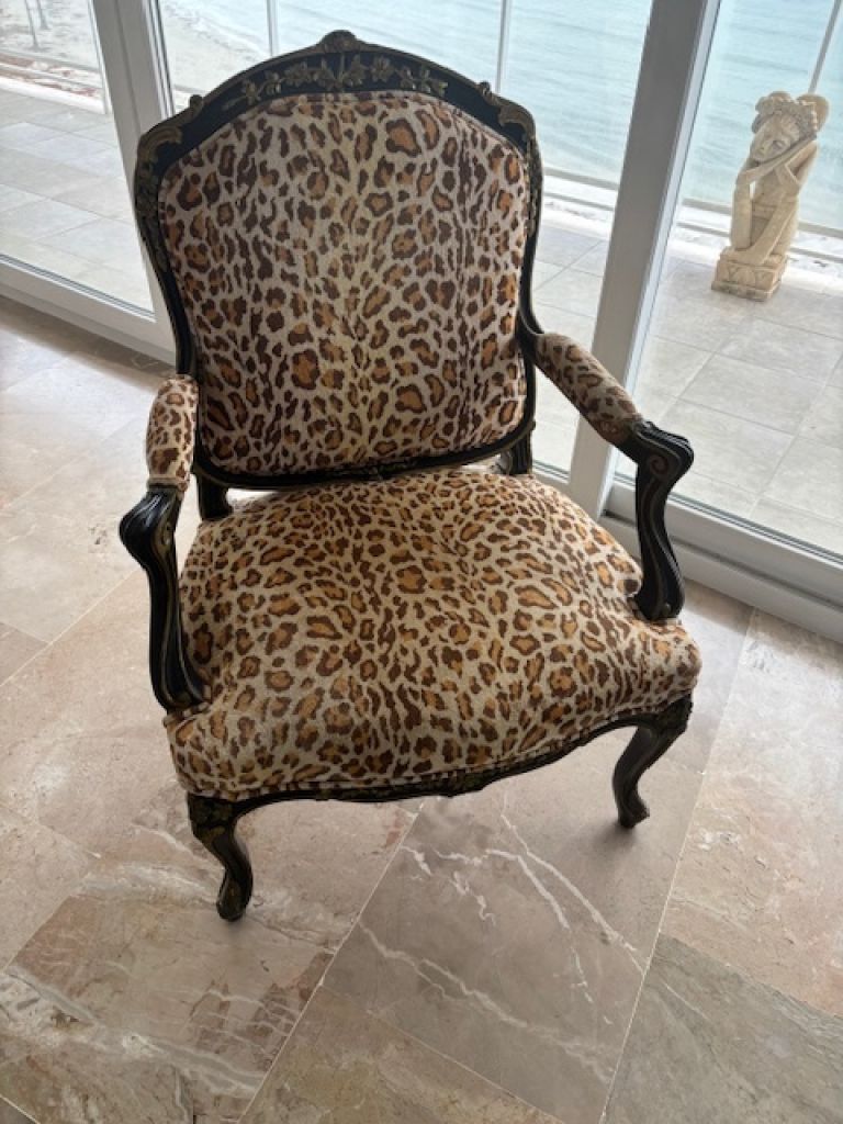 Designer armchair