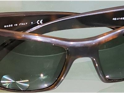 Designer sunglasses by Ray Ban, Made in Italy