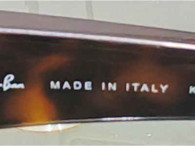Designer sunglasses by Ray Ban, Made in Italy