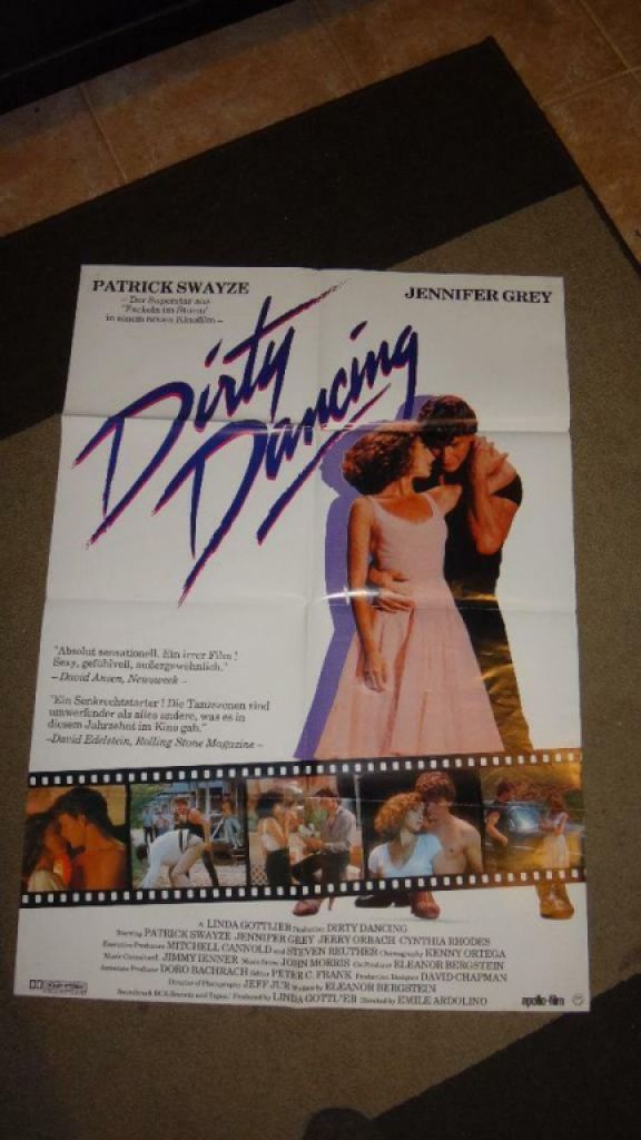 Dirty Dancing original Kinoplakat von 1988 + Filmmusik 1+2 auf CD