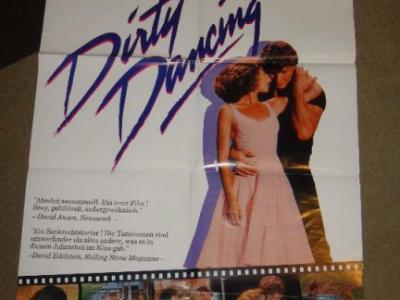 Dirty Dancing original Kinoplakat von 1988 + Filmmusik 1+2 auf CD