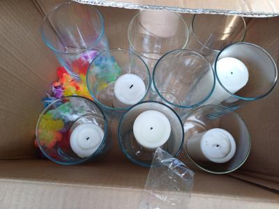 Diverse Glaszylinder/-vasen, Hochzeitsdeko