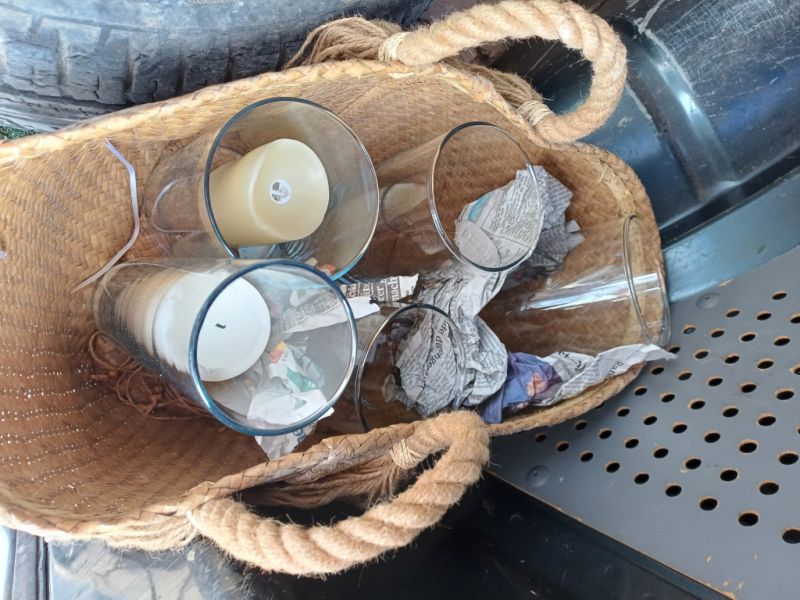 Diverse Glaszylinder/-vasen, Hochzeitsdeko