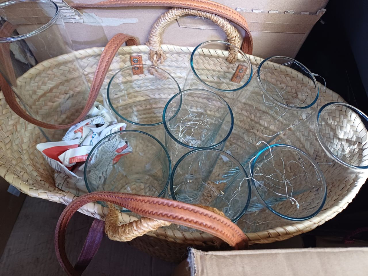 Diverse Glaszylinder/-vasen, Hochzeitsdeko