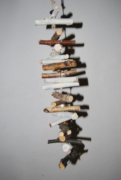 Various handmade mobiles