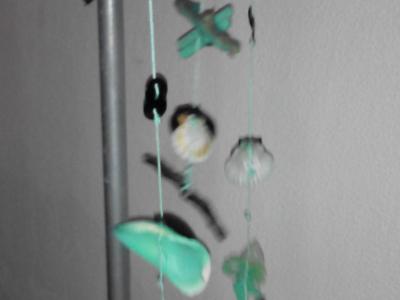 Various handmade mobiles