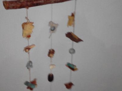 Various handmade mobiles