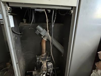 Domusa Pelletheizung + Silo mit automatischer Schneckenförderung