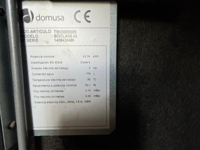 Domusa Pelletheizung + Silo mit automatischer Schneckenförderung