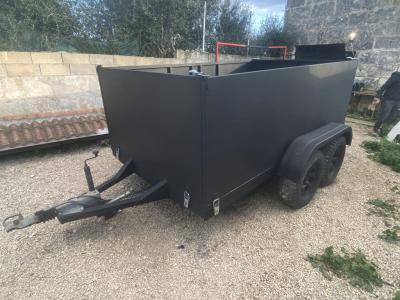 Double axle trailer