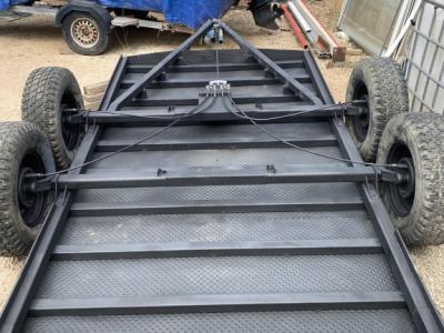 Double axle trailer