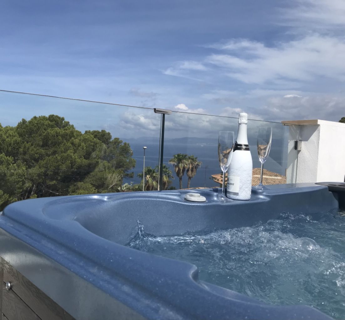 Doppelhaus mit Exklusiven Meerblick auf die Bucht von Palma
