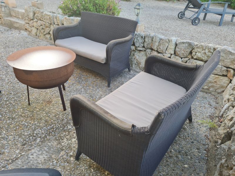 Draußen Möbel