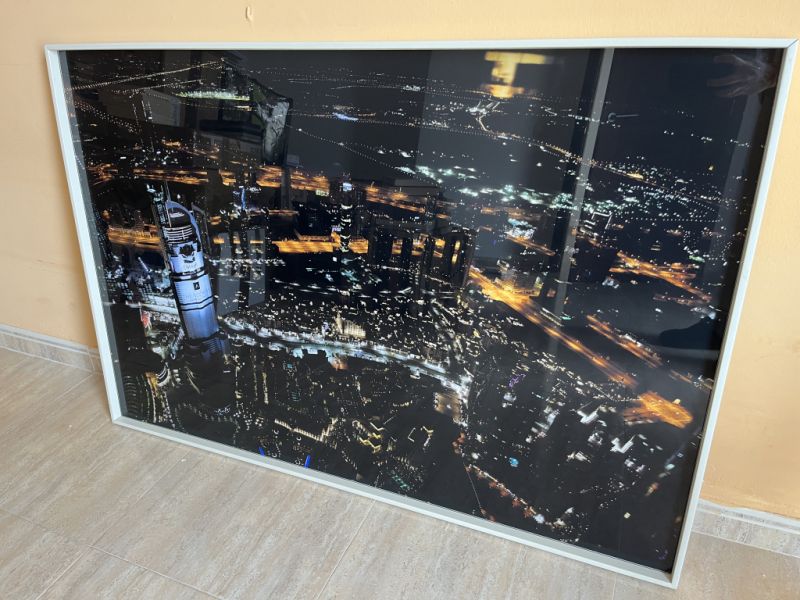 Dubai Wandbild inkl. Rahmen 122x84cm