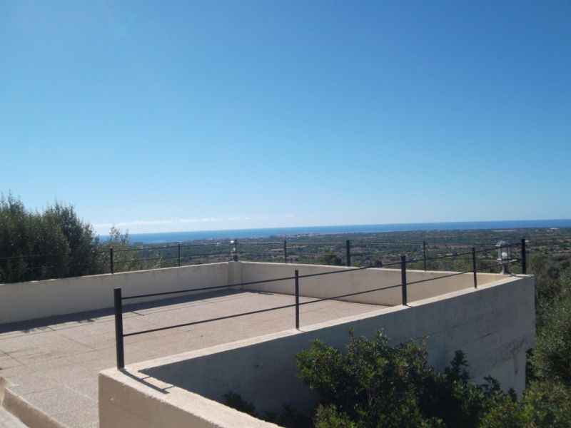 Ebenerdiges Chale mit Pool, Heizung und Meerblick bei Son Carrio  -- CH 63