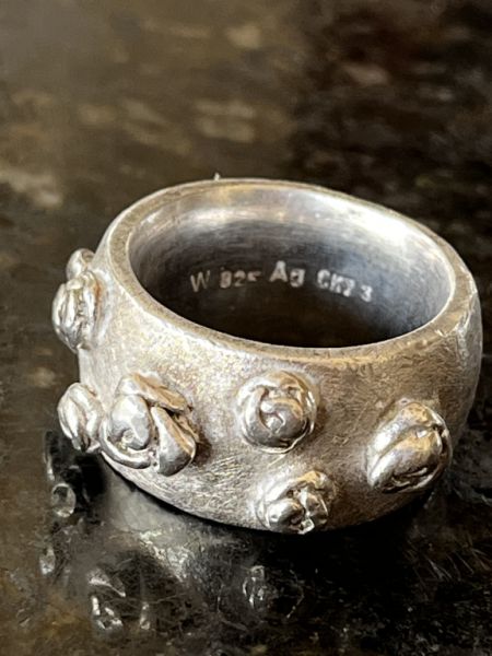 Echter Drachenfels Ring 925 Silber