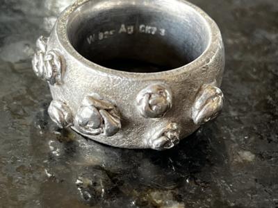 Echter Drachenfels Ring 925 Silber