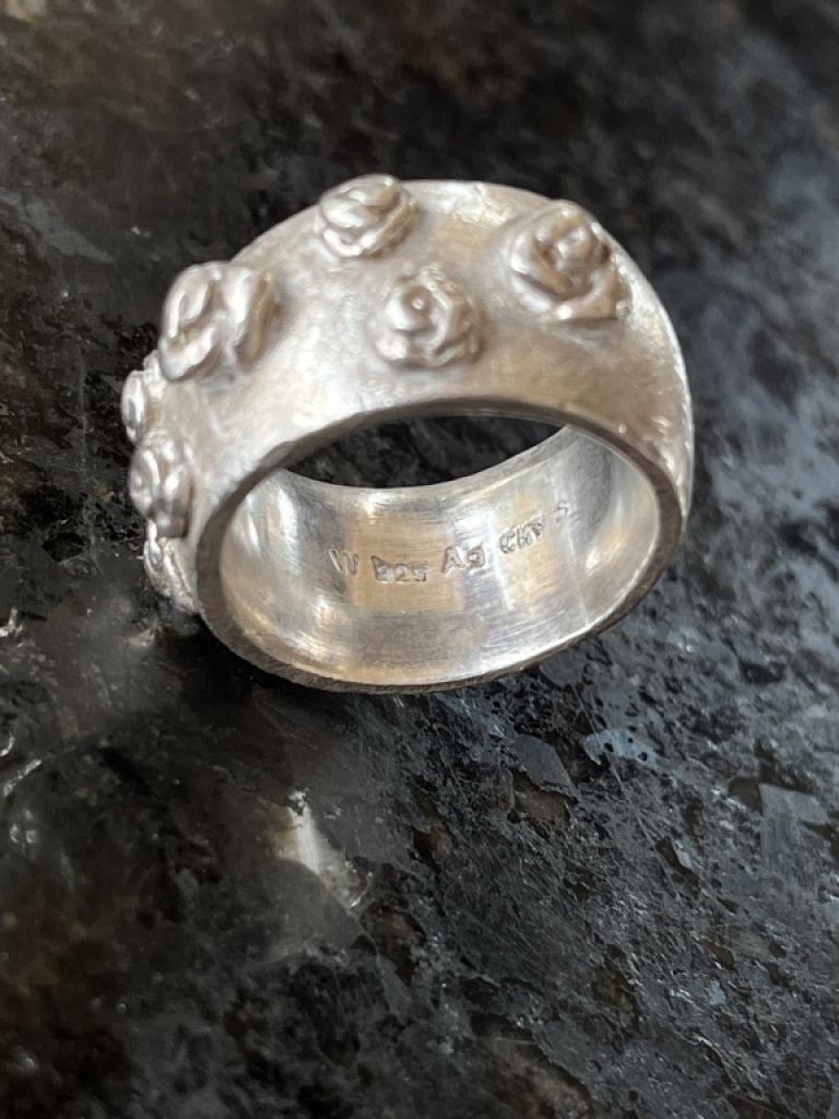 Echter Drachenfels Ring 925 Silber