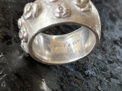 Echter Drachenfels Ring 925 Silber
