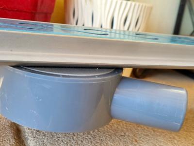 Stainless steel shower channel 60cm, new