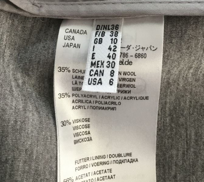 Abrigo elegante de LAUREL, talla 36, rosa/gris ¡NUEVO!