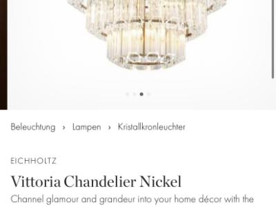 Eichholtz Vittoria Chandelier Kronleuchter L