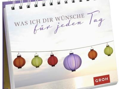 Ein Spiralaufsteller, der jeden Tag gute Wünsche überbringt