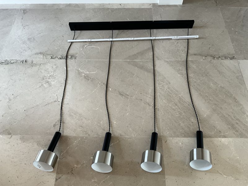 A pendant lamp and a ceiling lamp to give away