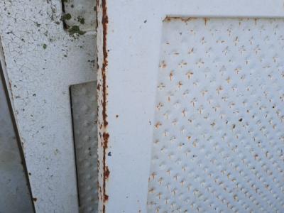 Entrance door and 2 two wing gates